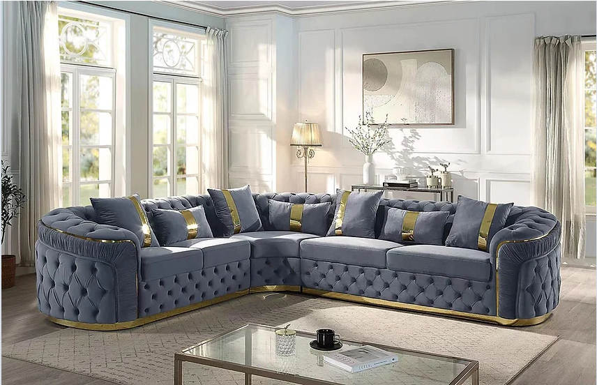 Grey Corner Sectional