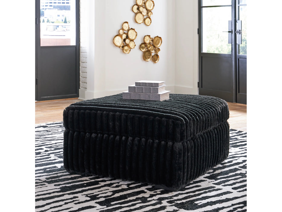Midnight Oversized Ottoman