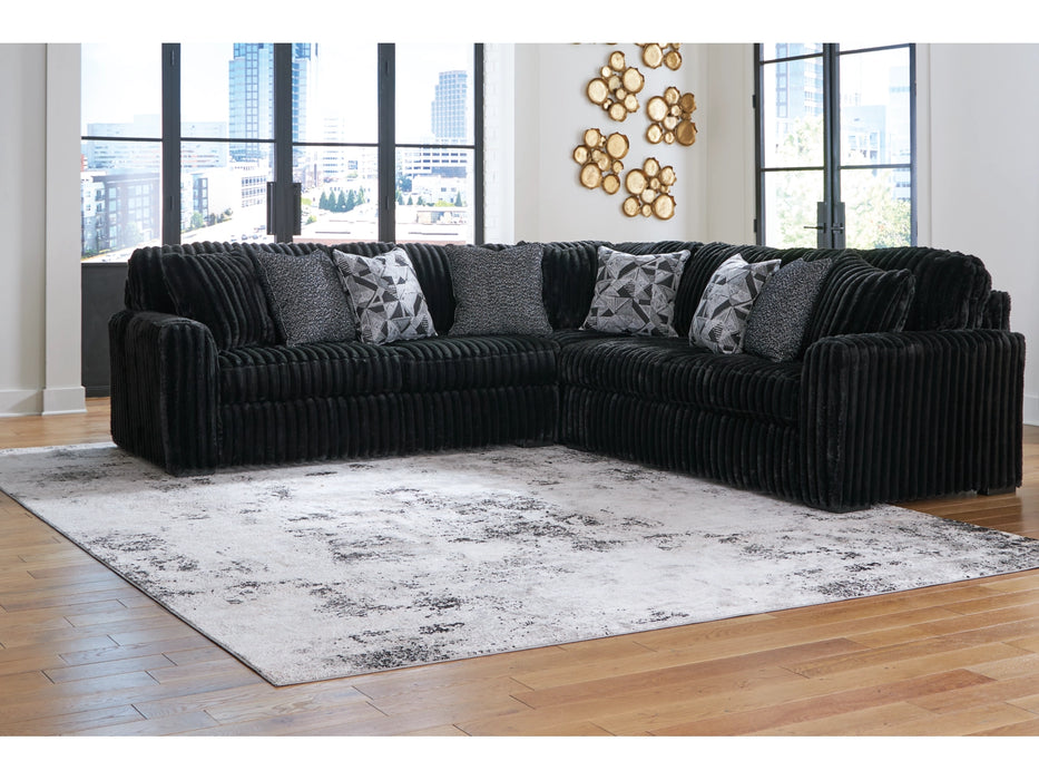 Midnight 3 Piece Sectional