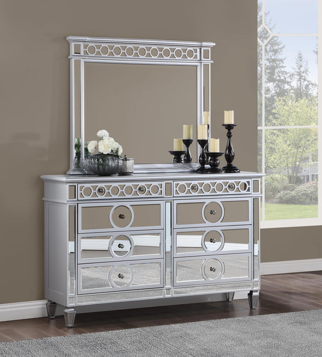 Harvey Blue Mirrored Bedroom Collection