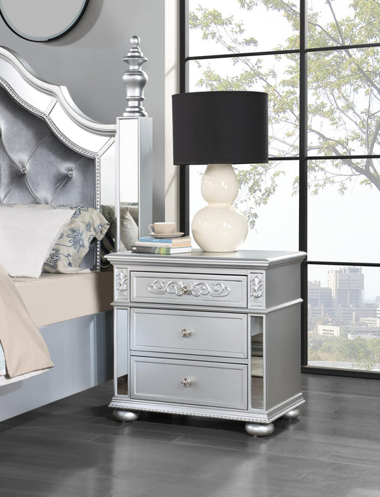 Camille Silver Glam Bedroom Collection