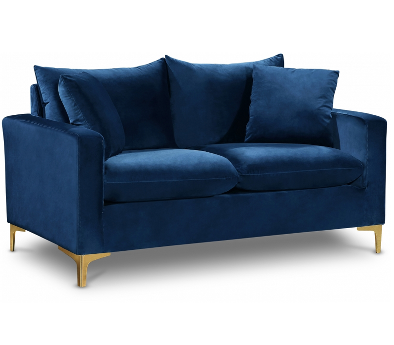 Naomi Velvet Loveseat