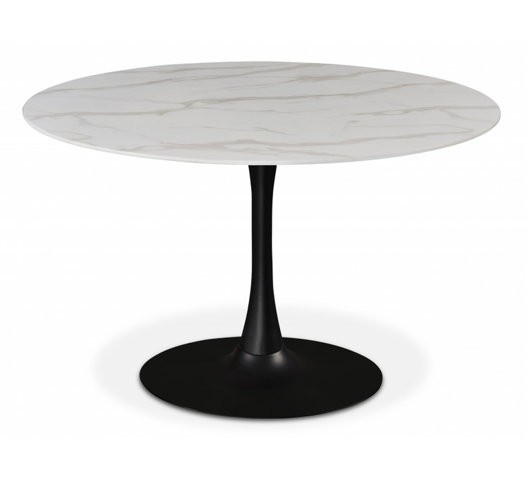 Tulip 48" Dining Table With Black Base