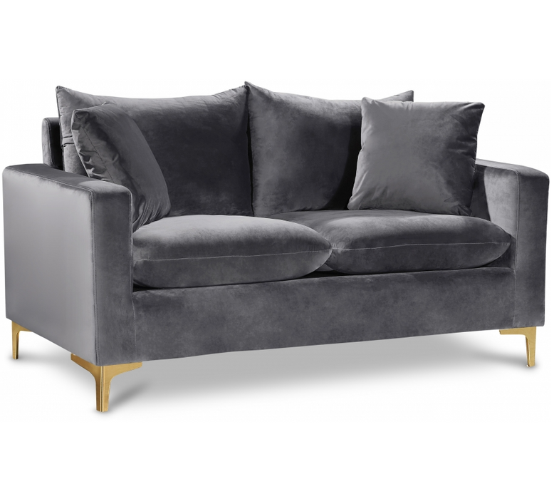 Naomi Velvet Loveseat