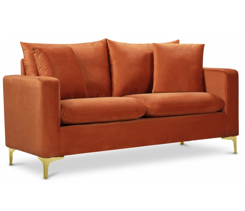 Naomi Velvet Loveseat