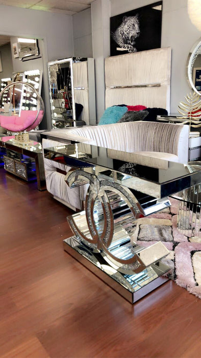 New Glam CC Mirrored Console Table