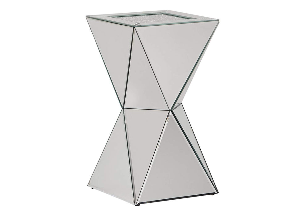 Glam Mirrored Accent Table