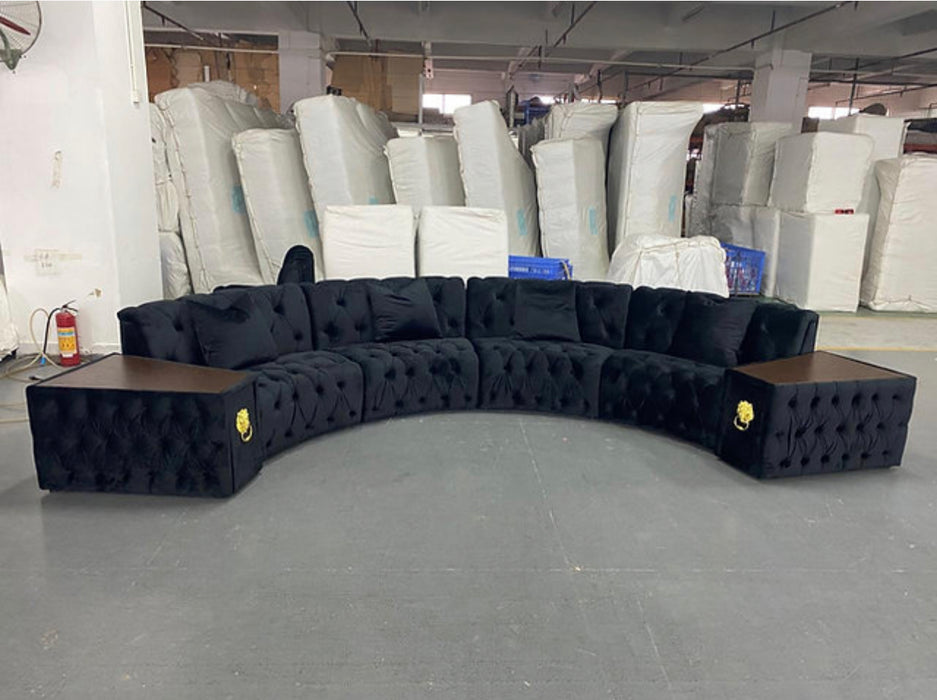 Leo Curved Sectional