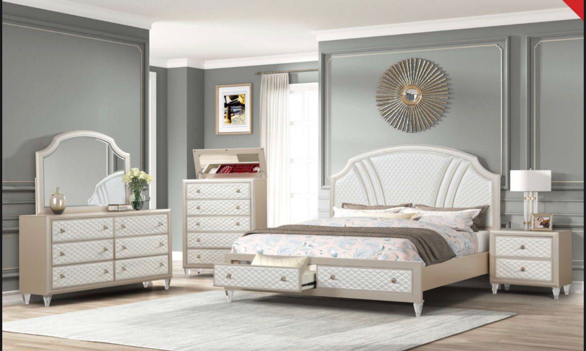 Tiffany Queen 5pc Bedroom Set