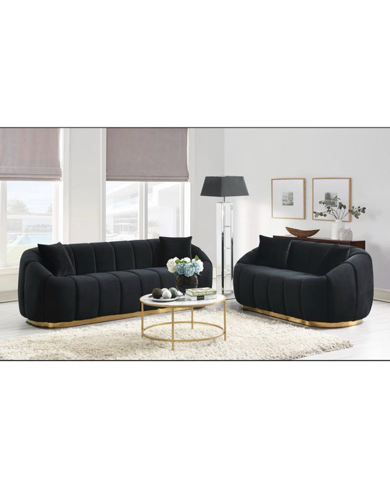 Gwen Velvet Sofa & Loveseat