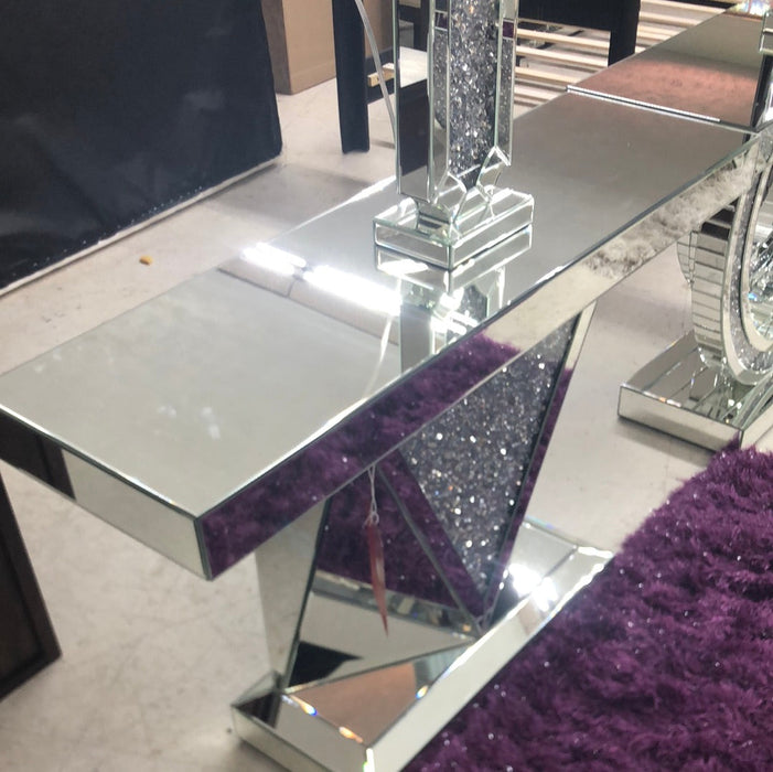 Glam Mirrored Console Table 💎