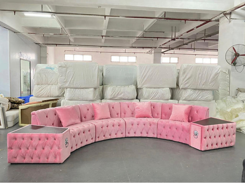 Leo Curved Sectional