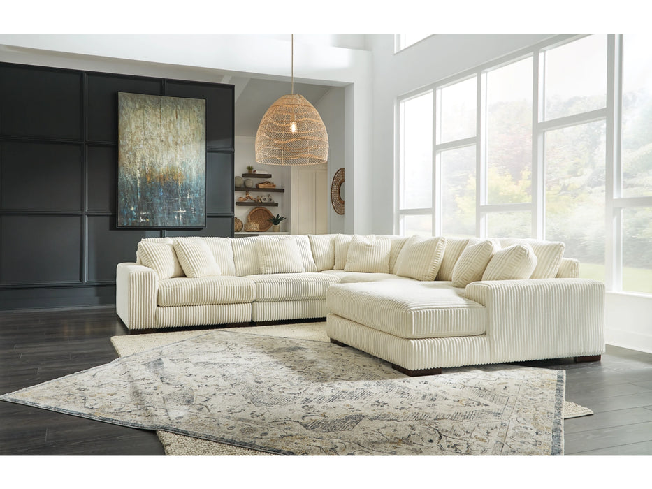 Cream Lindyn 5-Piece Sectional