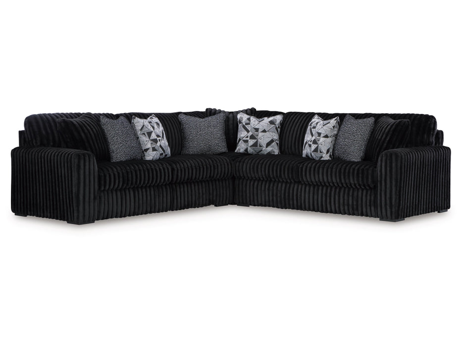 Midnight 3 Piece Sectional