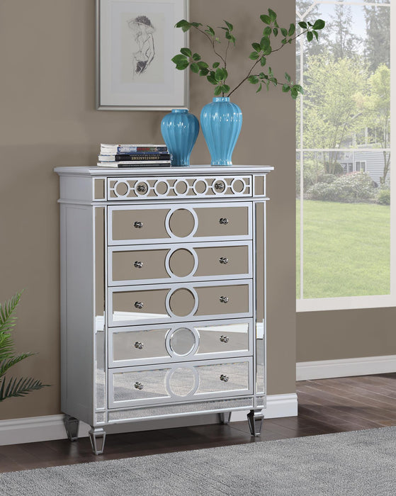 Harvey Blue Mirrored Bedroom Collection