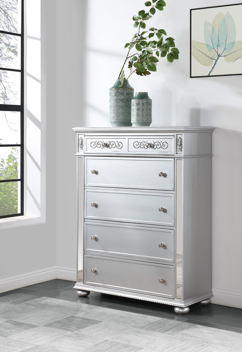 Camille Silver Glam Bedroom Collection
