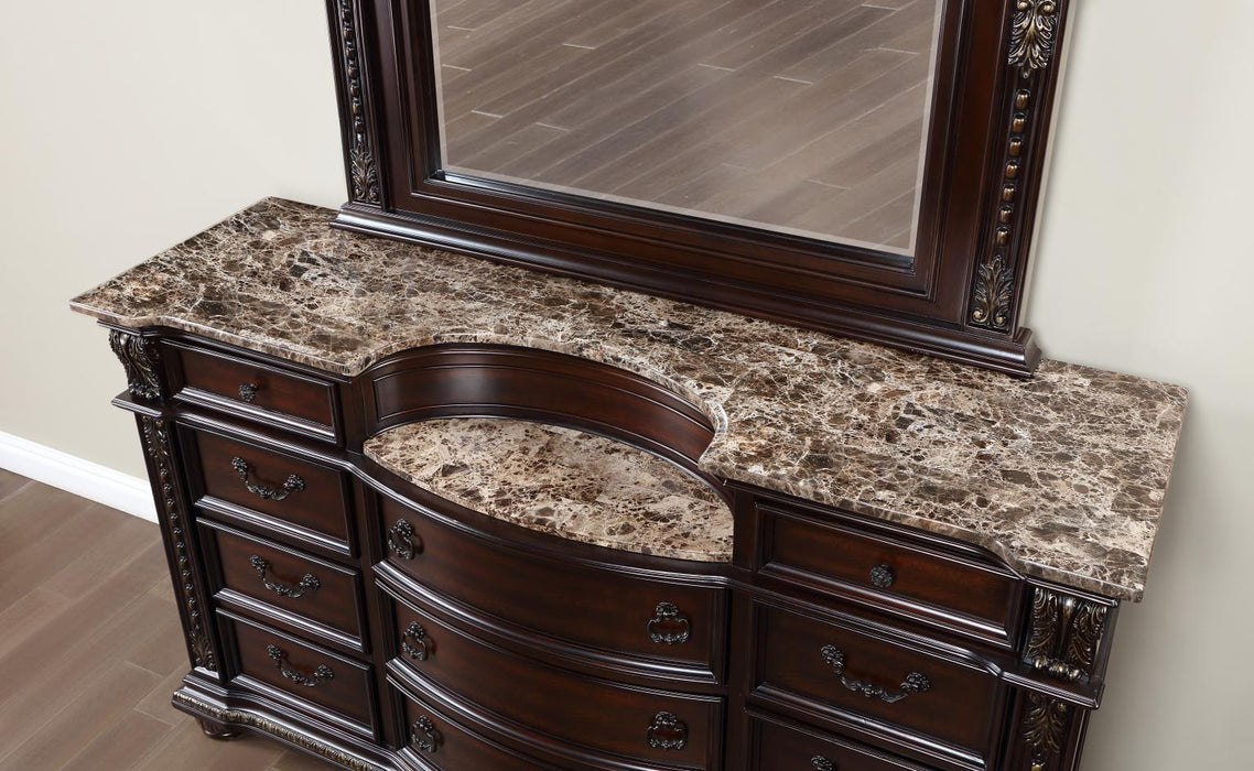 Emily Dark Brown Bedroom Collection