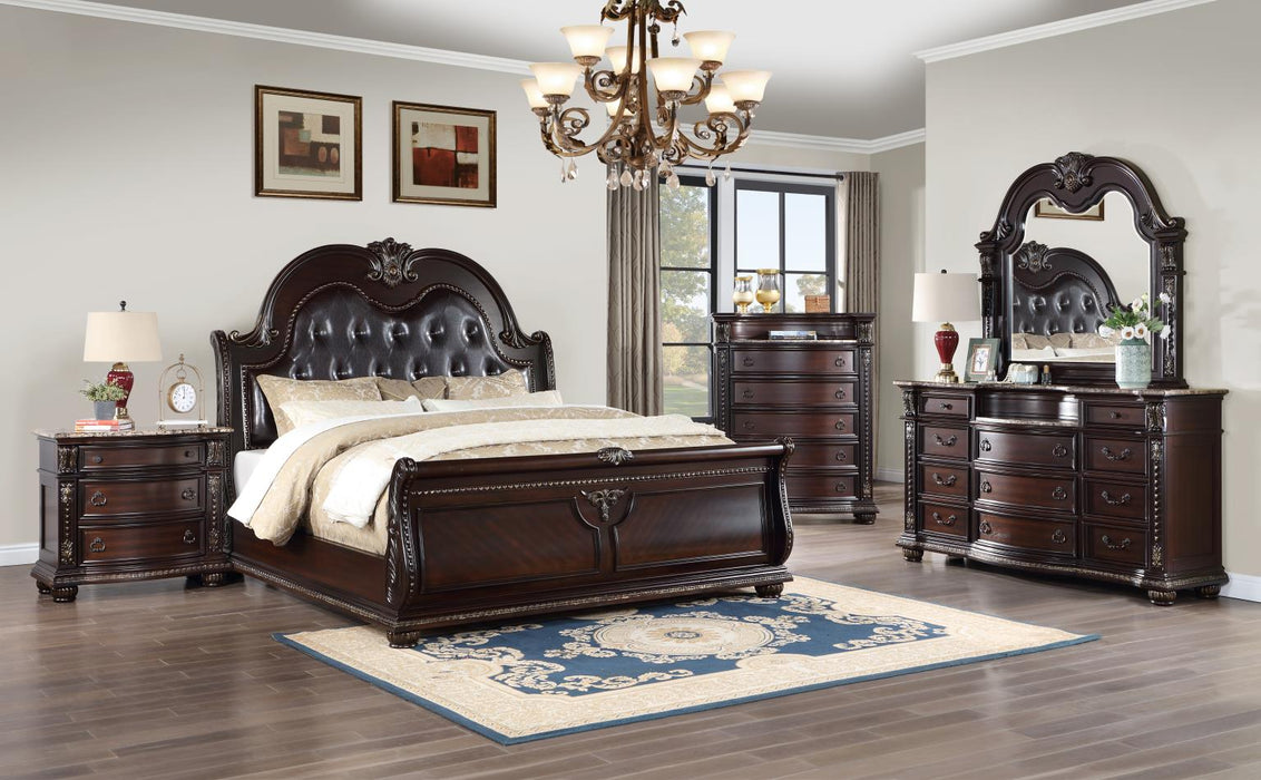 Emily Dark Brown Bedroom Collection