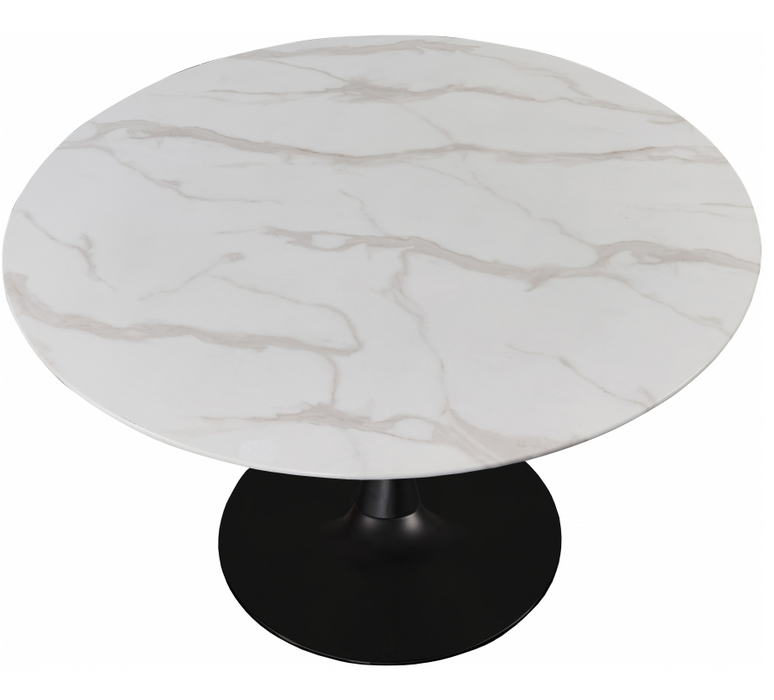 Tulip 48" Dining Table With Black Base