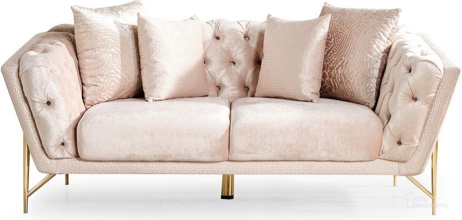 Presley Sofa and Loveseat In Beige