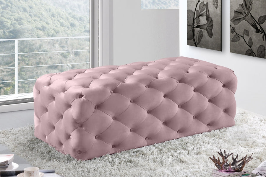 Tufted Rectangle Ottoman Bench