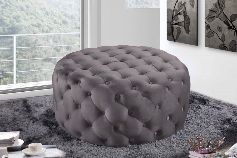 Tufted Round Ottoman