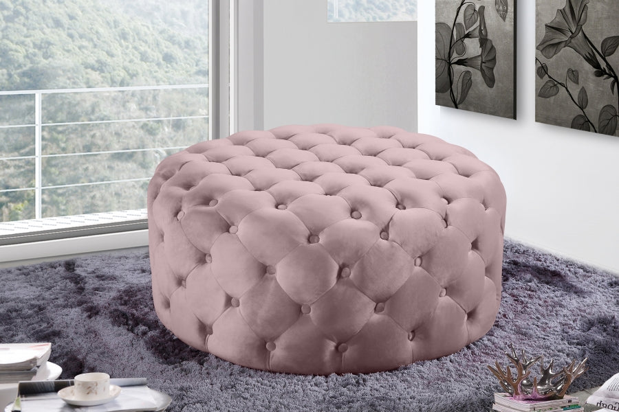 Tufted Round Ottoman