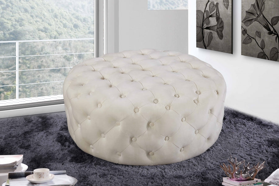 Tufted Round Ottoman