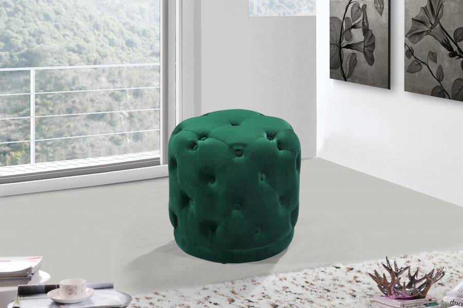 Tufted Small Circle Ottoman