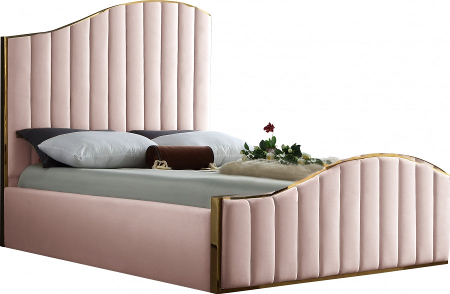 Jolie Velvet Platform Bed