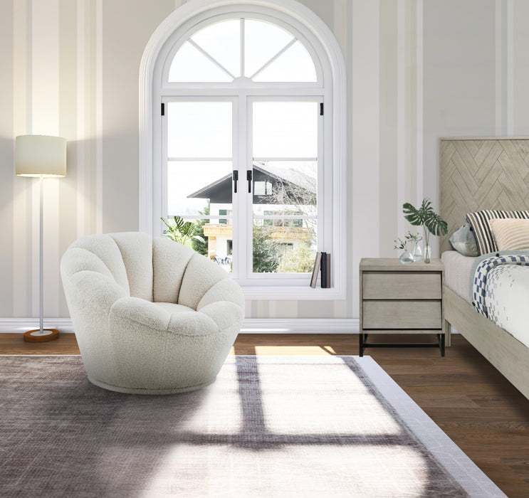 Dream White Sheepskin Accent Chair