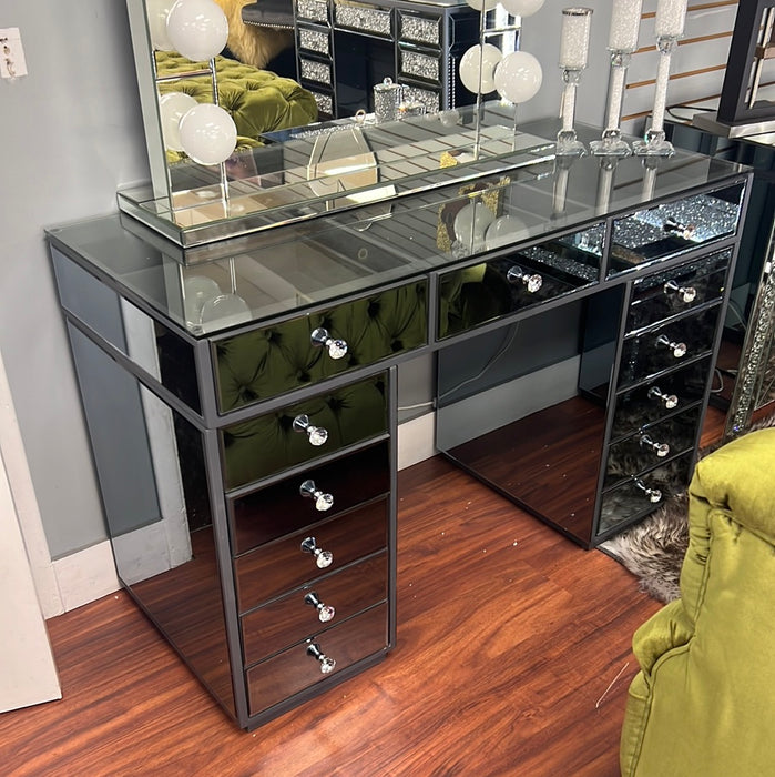 Audrey Mirrored Gray Vanity